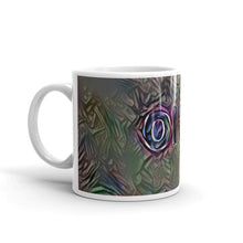 Load image into Gallery viewer, Ollie Mug Dark Rainbow 10oz right view