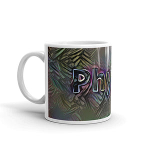 Phyllis Mug Dark Rainbow 10oz right view