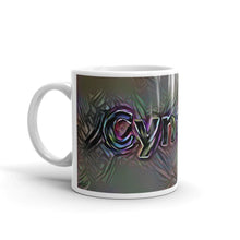 Load image into Gallery viewer, Cynthia Mug Dark Rainbow 10oz right view