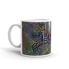 Load image into Gallery viewer, Lucy Mug Dark Rainbow 10oz right view