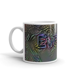 Evelyn Mug Dark Rainbow 10oz right view