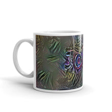 Load image into Gallery viewer, John Mug Dark Rainbow 10oz right view