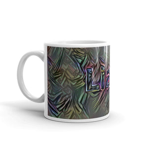 Liam Mug Dark Rainbow 10oz right view