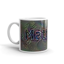 Load image into Gallery viewer, Matthew Mug Dark Rainbow 10oz right view