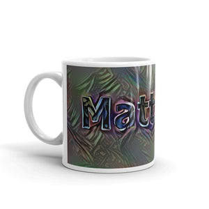 Matthew Mug Dark Rainbow 10oz right view