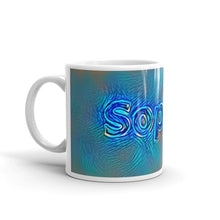 Load image into Gallery viewer, Sophia Mug Night Surfing 10oz right view