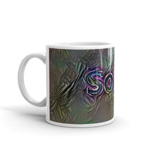 Load image into Gallery viewer, Sofia Mug Dark Rainbow 10oz right view