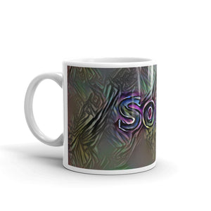 Sofia Mug Dark Rainbow 10oz right view