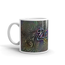 Load image into Gallery viewer, Zoey Mug Dark Rainbow 10oz right view