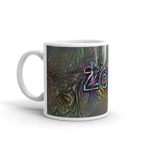 Zoey Mug Dark Rainbow 10oz right view