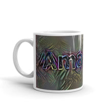 Load image into Gallery viewer, Amandla Mug Dark Rainbow 10oz right view