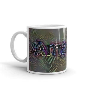 Amandla Mug Dark Rainbow 10oz right view