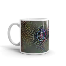 Load image into Gallery viewer, Olive Mug Dark Rainbow 10oz right view