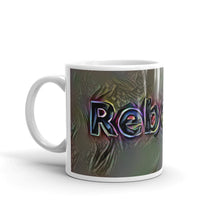 Load image into Gallery viewer, Rebecca Mug Dark Rainbow 10oz right view