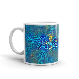 Aishah Mug Night Surfing 10oz right view