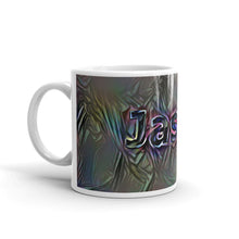 Load image into Gallery viewer, Jason Mug Dark Rainbow 10oz right view
