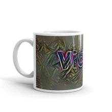 Load image into Gallery viewer, Victor Mug Dark Rainbow 10oz right view