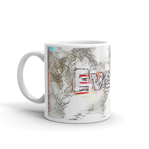Evelyn Mug Frozen City 10oz right view