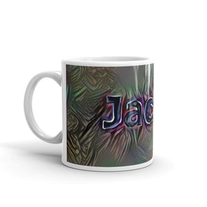 Jackie Mug Dark Rainbow 10oz right view