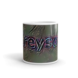 Greyson Mug Dark Rainbow 10oz front view