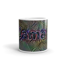 Load image into Gallery viewer, Jamal Mug Dark Rainbow 10oz front view