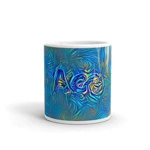 Ace Mug Night Surfing 10oz front view