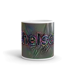 Chelsea Mug Dark Rainbow 10oz front view