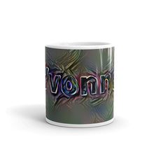 Load image into Gallery viewer, Yvonne Mug Dark Rainbow 10oz front view