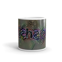 Load image into Gallery viewer, Michaela Mug Dark Rainbow 10oz front view