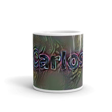 Load image into Gallery viewer, Carlos Mug Dark Rainbow 10oz front view