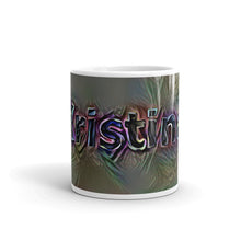 Load image into Gallery viewer, Kristina Mug Dark Rainbow 10oz front view