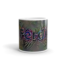 Load image into Gallery viewer, Ferdi Mug Dark Rainbow 10oz front view