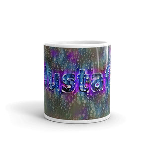 Mustafa Mug Wounded Pluviophile 10oz front view