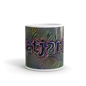 Tatjana Mug Dark Rainbow 10oz front view