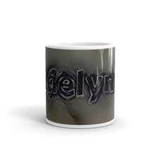 Load image into Gallery viewer, Adelynn Mug Charcoal Pier 10oz front view