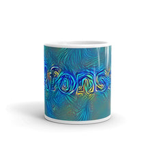 Load image into Gallery viewer, Afonso Mug Night Surfing 10oz front view