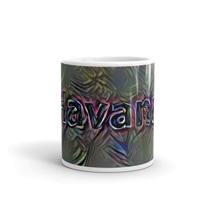 Havana Mug Dark Rainbow 10oz front view