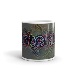 Antonia Mug Dark Rainbow 10oz front view