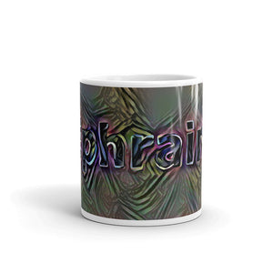 Ephraim Mug Dark Rainbow 10oz front view
