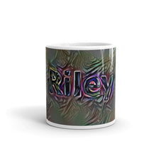 Load image into Gallery viewer, Riley Mug Dark Rainbow 10oz front view