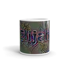 Load image into Gallery viewer, Elijah Mug Dark Rainbow 10oz front view
