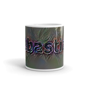 Sebastian Mug Dark Rainbow 10oz front view
