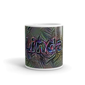 Linda Mug Dark Rainbow 10oz front view