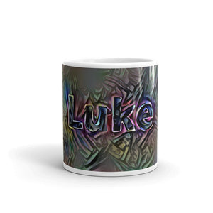 Luke Mug Dark Rainbow 10oz front view