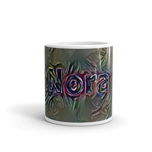Nora Mug Dark Rainbow 10oz front view