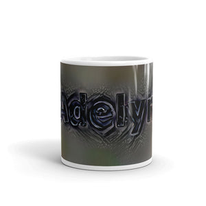 Adelyn Mug Charcoal Pier 10oz front view