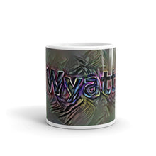 Load image into Gallery viewer, Wyatt Mug Dark Rainbow 10oz front view