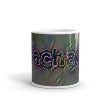 Load image into Gallery viewer, Rachael Mug Dark Rainbow 10oz front view