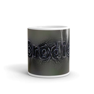 Brodie Mug Charcoal Pier 10oz front view