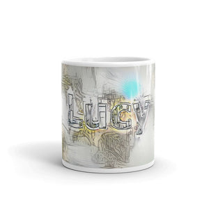 Lucy Mug Victorian Fission 10oz front view